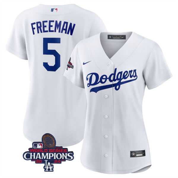 Freddie Freeman Los Angeles Dodgers white jersey