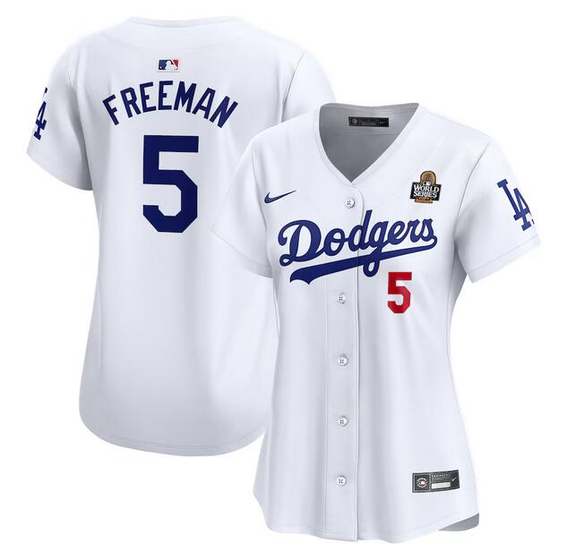 Freddie Freeman Los Angeles Dodgers white Home jersey