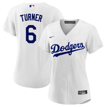 Trea Turner Los Angeles Dodgers white jersey