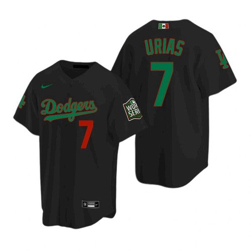Julio Urias Los Angeles Dodgers black jersey