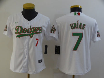 Julio Urias Los Angeles Dodgers white jersey