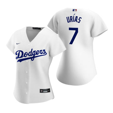 Julio Urias Los Angeles Dodgers white jersey