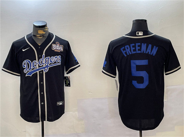 Custom Los Angeles Dodgers black jersey