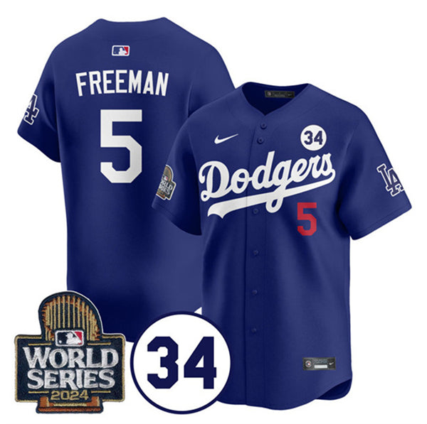 Custom Los Angeles Dodgers royal Alternate jersey