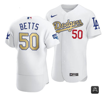 Custom Los Angeles Dodgers white jersey