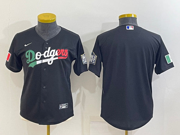 Custom Los Angeles Dodgers black jersey