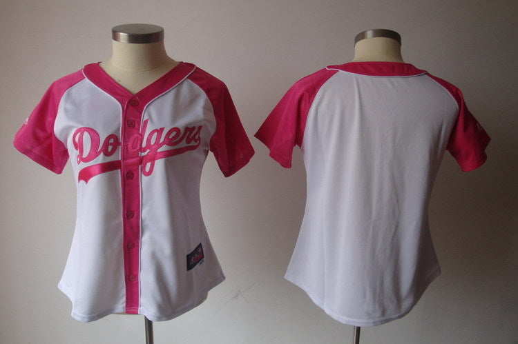 Custom Los Angeles Dodgers pink Fashion jersey