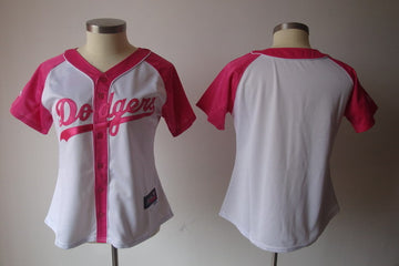 Custom Los Angeles Dodgers pink Fashion jersey