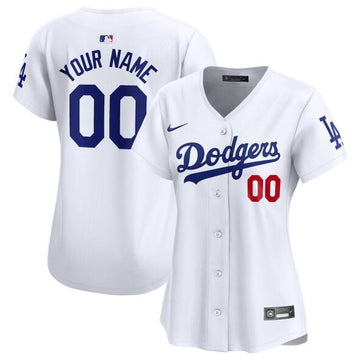 Custom Los Angeles Dodgers white Home jersey