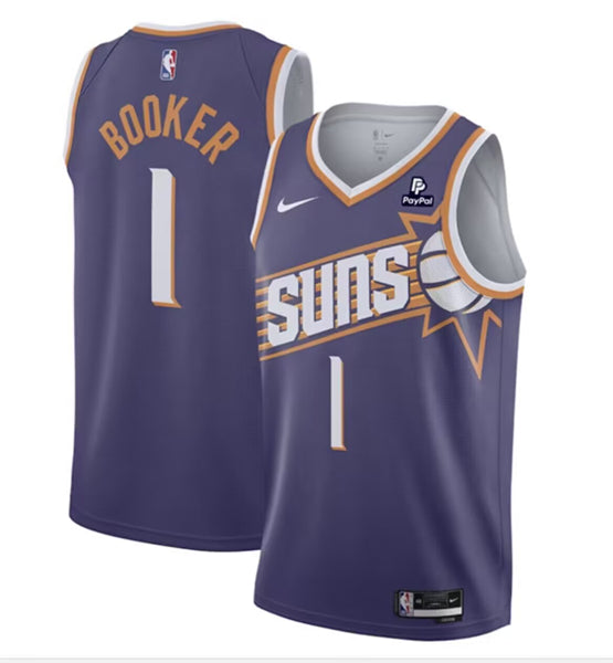 Devin Booker Los Angeles Lakers purple jersey