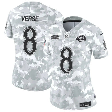 Jared Verse Los Angeles Rams camo Salute To Service jersey
