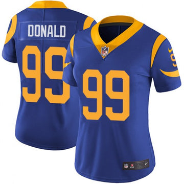 Aaron Donald Los Angeles Rams blue jersey