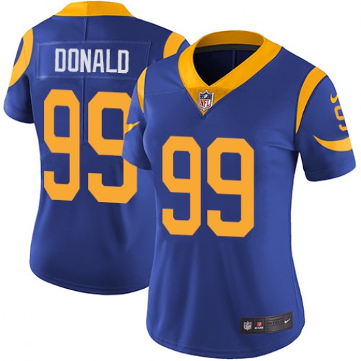 Aaron Donald Los Angeles Rams blue jersey