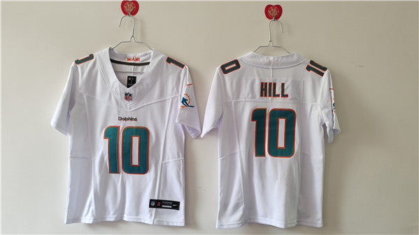 Tyreek Hill Miami Dolphins white FUSE jersey