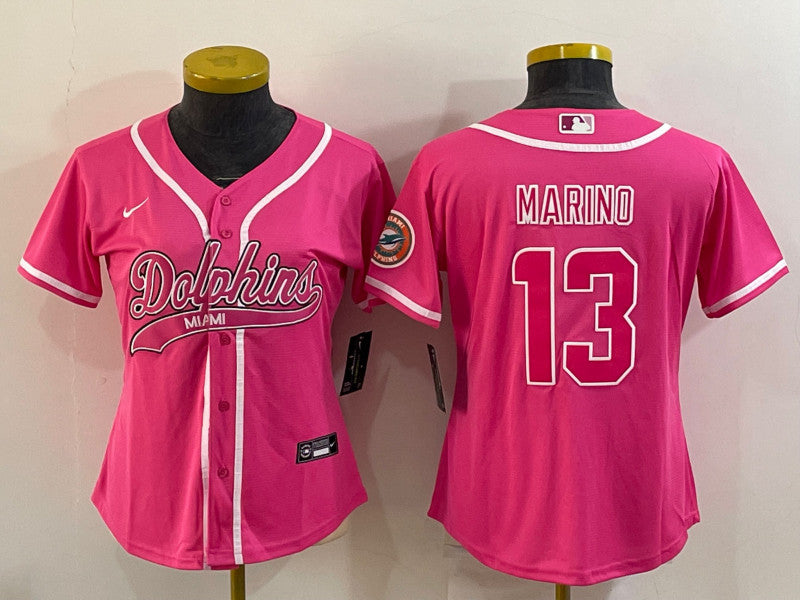Dan Marino Miami Dolphins pink jersey