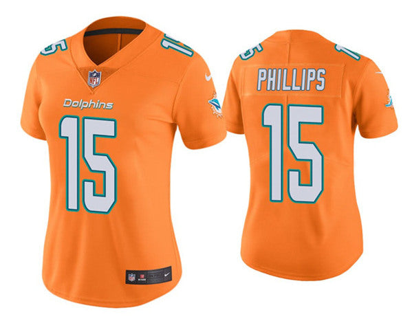 Jaelan Phillips Miami Dolphins orange jersey