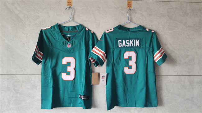 Myles Gaskin Miami Dolphins aqua FUSE jersey