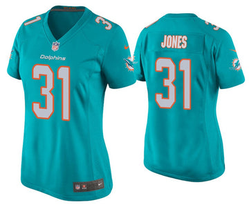 Byron Jones Miami Dolphins aqua jersey