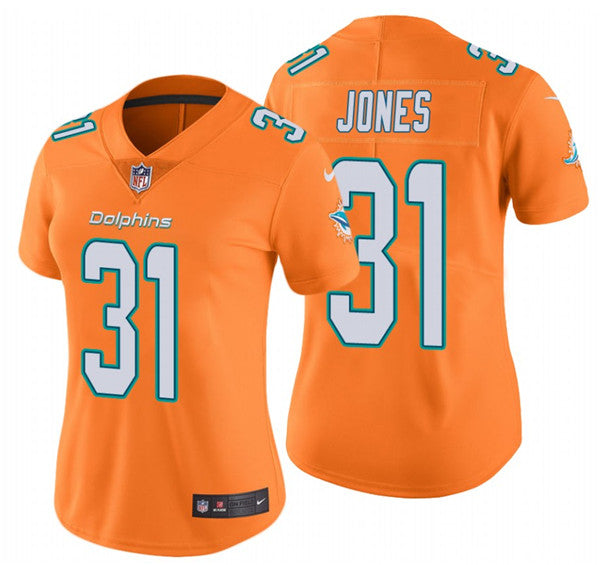 Byron Jones Miami Dolphins orange jersey
