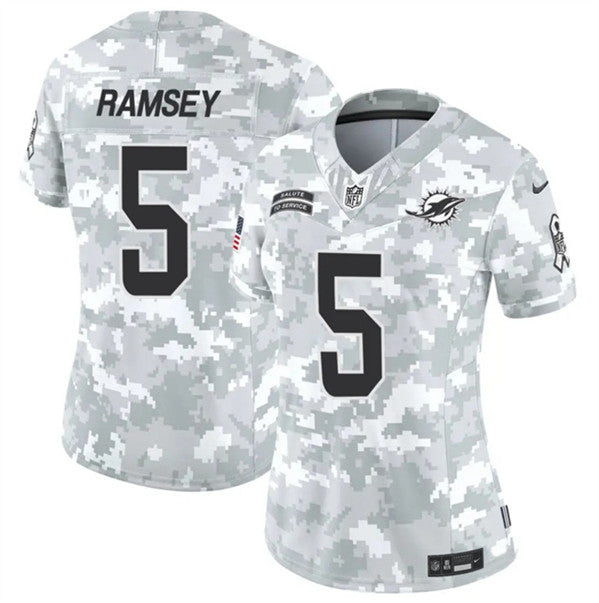 Jalen Ramsey Arctic Miami Dolphins camo Salute To Service jersey