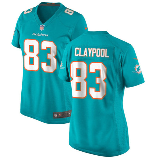 Chase Claypool Miami Dolphins aqua jersey