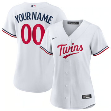 Custom Minnesota Twins white jersey