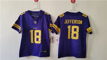 Justin Jefferson Minnesota Vikings purple Color Rush jersey