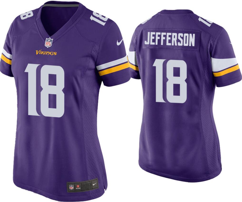 Justin Jefferson Minnesota Vikings purple jersey
