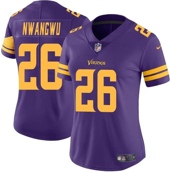 Kene Nwangwu Minnesota Vikings purple Color Rush jersey