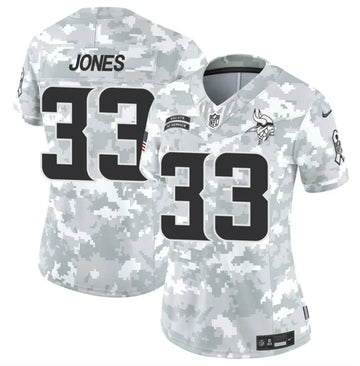 Aaron Jones Minnesota Vikings camo Salute To Service jersey