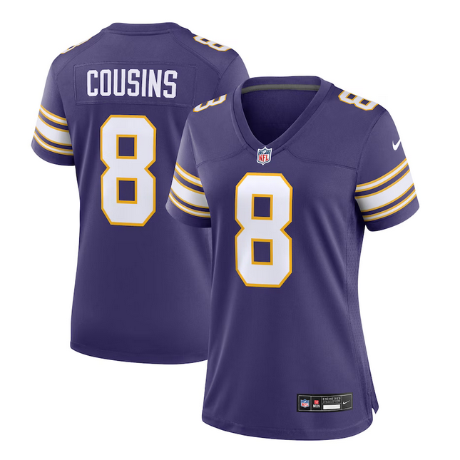 Kirk Cousins Minnesota Vikings purple Game jersey