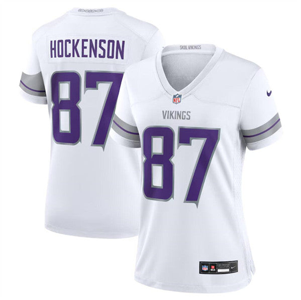 TJ Hockenson Minnesota Vikings white jersey