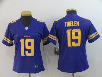 Adam Thielen Minnesota Vikings purple jersey