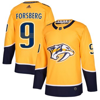 Filip Forsberg Nashville Predators yellow jersey