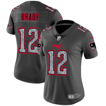 Tom Brady New England Patriots gray Fashion Static jersey