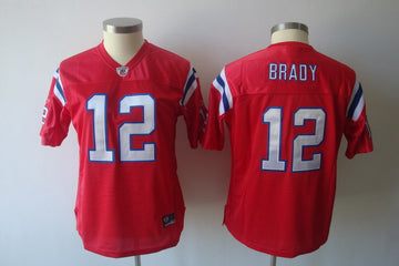 Tom Brady New England Patriots red jersey