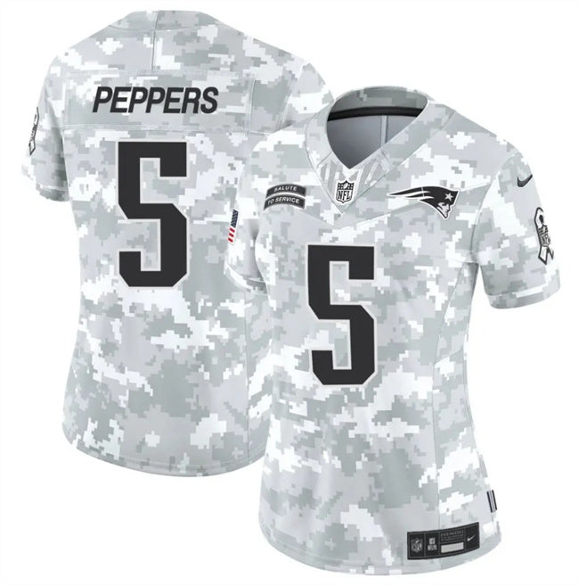 Jabrill Peppers New England Patriots camo Salute To Service jersey