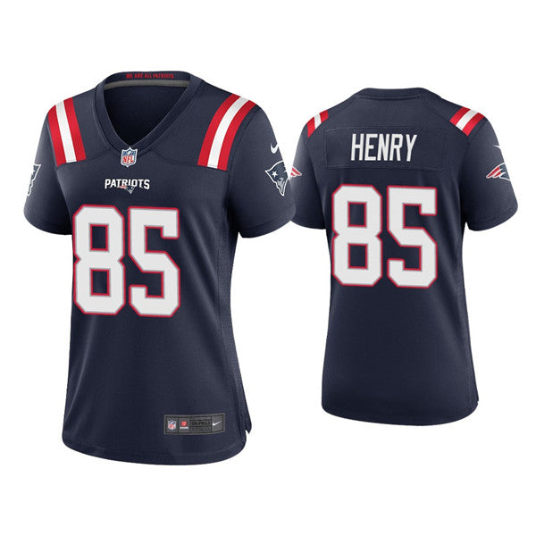 Hunter Henry New England Patriots navy jersey