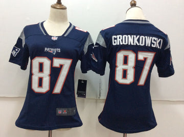 Rob Gronkowski New England Patriots navy jersey