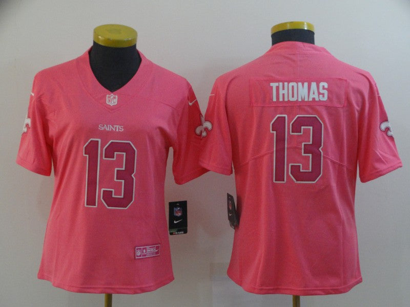 Michael Thomas New Orleans Saints pink jersey