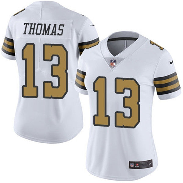 Michael Thomas New Orleans Saints white Color Rush jersey
