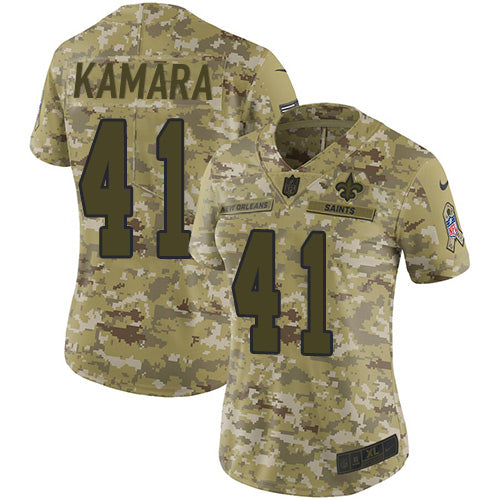 Alvin Kamara New Orleans Saints camo Salute To Service jersey