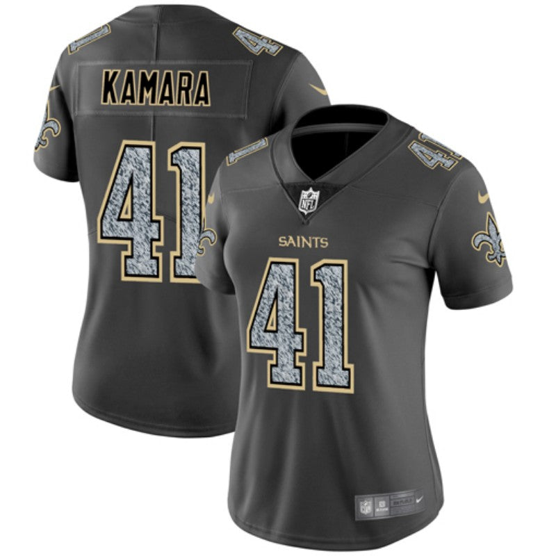 Alvin Kamara New Orleans Saints gray Fashion Static jersey