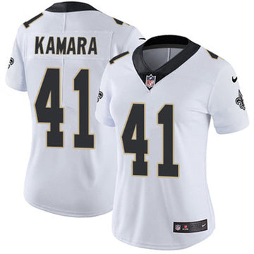 Alvin Kamara New Orleans Saints white jersey