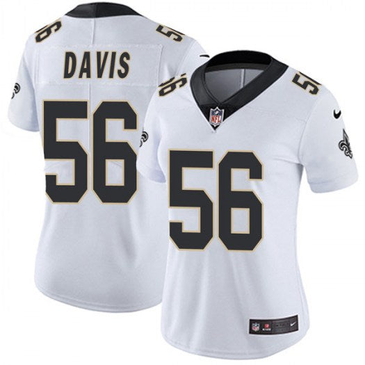 Demario Davis New Orleans Saints white jersey