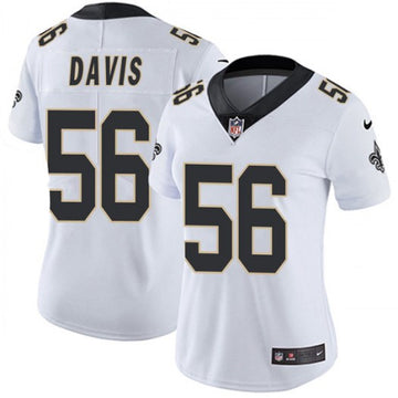 Demario Davis New Orleans Saints white jersey