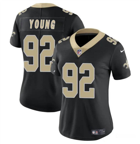 Chase Young New Orleans Saints black Game jersey