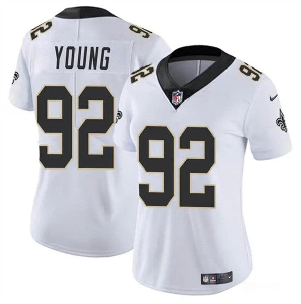 Chase Young New Orleans Saints white Game jersey