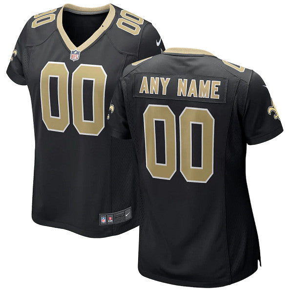Custom New Orleans Saints black Game jersey