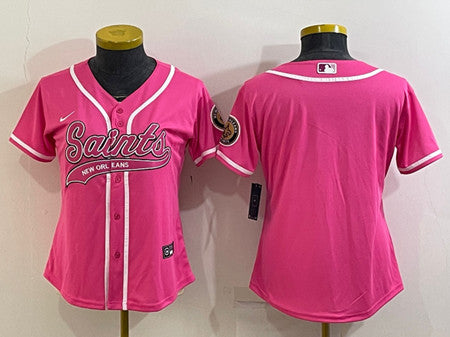 Custom New Orleans Saints pink jersey